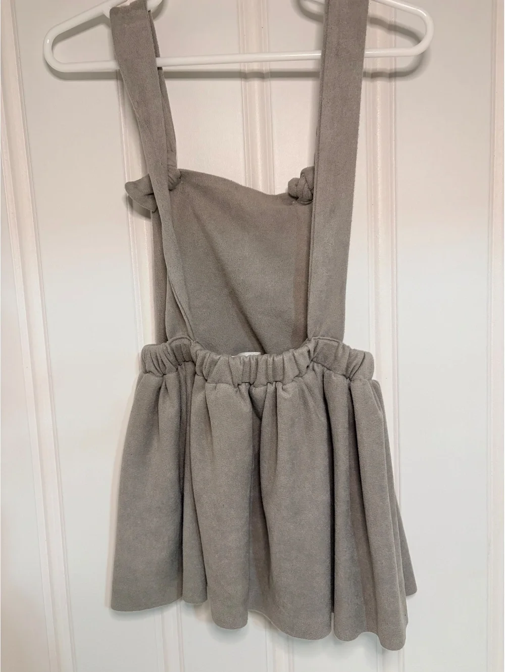 Suede Pinafore Overalls 2t